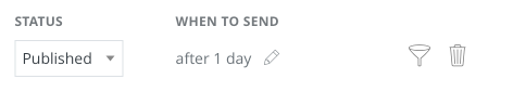 Days to send settings in ConvertKit