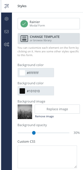 ConvertKit CSS field