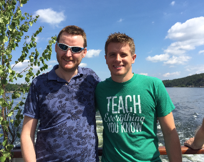 Nathan Barry and Blair Wadman